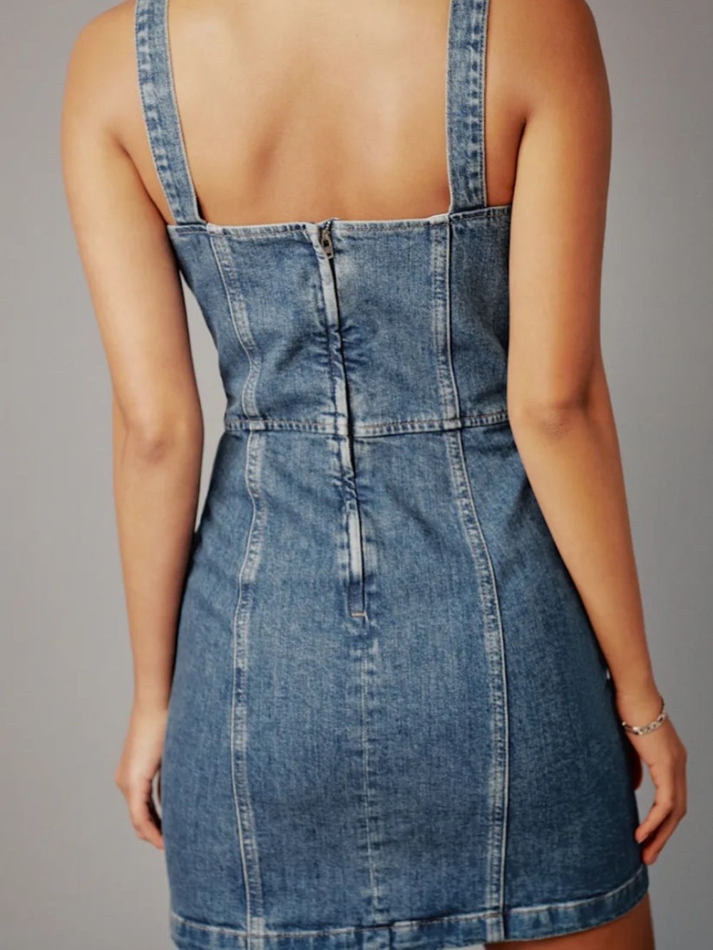 Reformation Nikki Denim Mini Dress - Picture 2 of 5